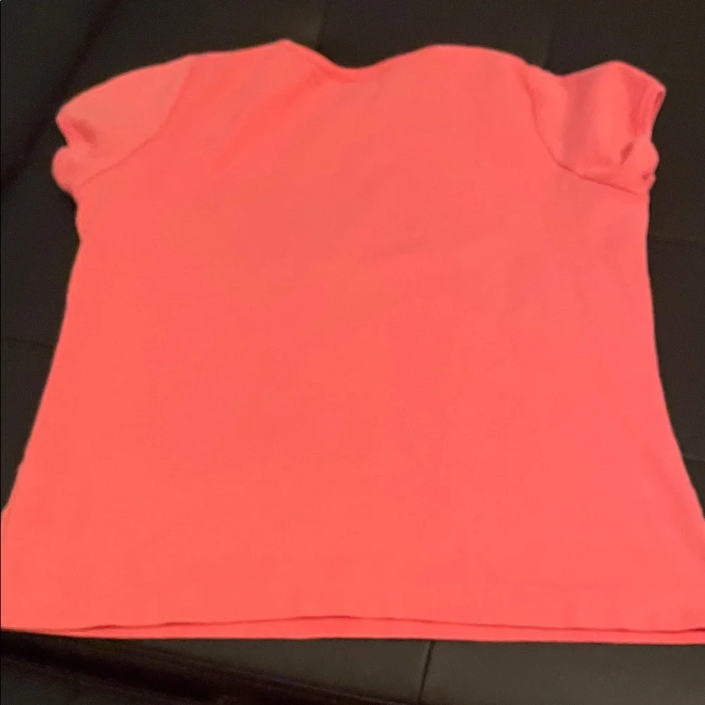 Lilly Pulitzer Coral Cotton Tee size 16